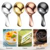 LIXSAZSE Round Edge Teaspoon with Short Handle view 2