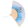 Unique Bamboo Folding Fan with Peony Flowers view 1