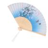 Unique Bamboo Folding Fan with Peony Flowers view 4