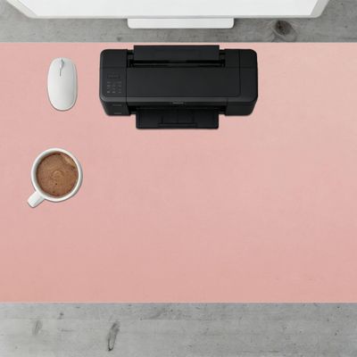Desk Mat 40 x 96 cm, Waterproof, Non-Slip, Easy-Clean, Pink