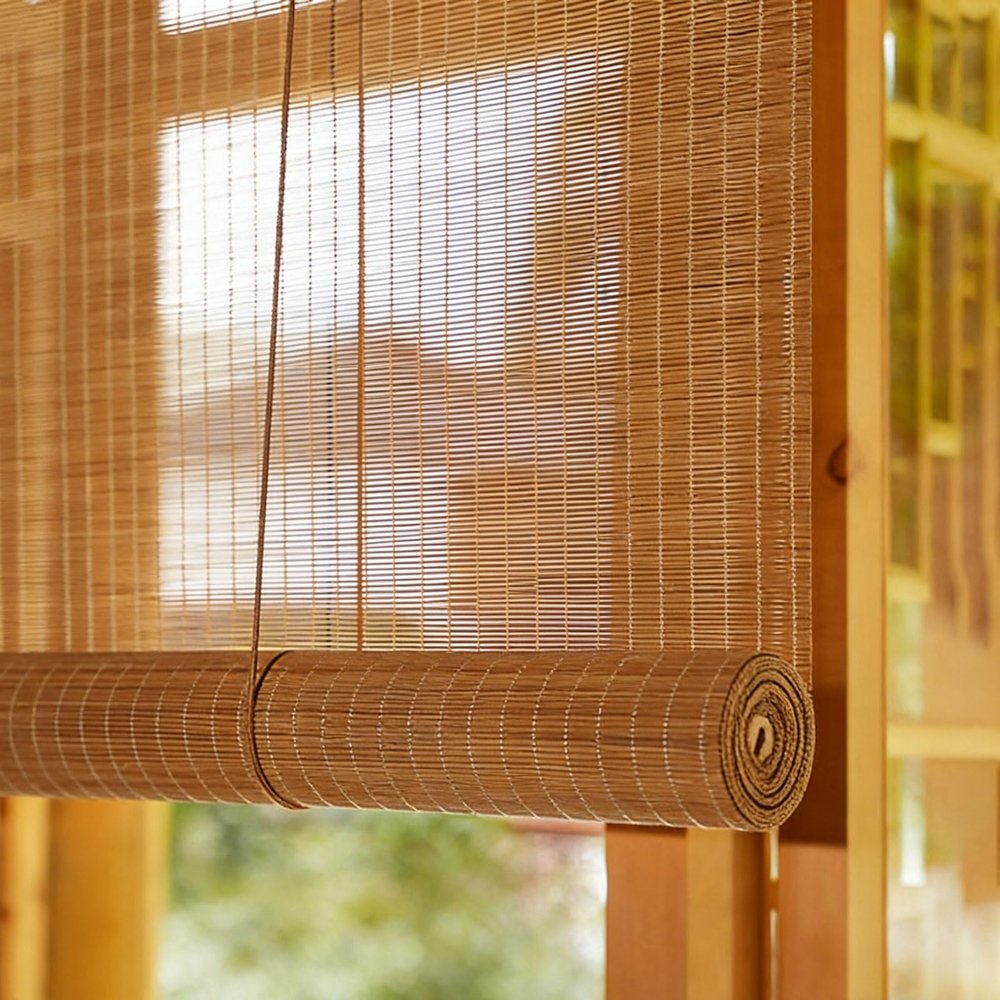 Natural Bamboo Roller Shade