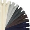 DOITM Nylon Zippers, 40cm, Black (5 Pack) view 1