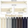 DOITM Nylon Zippers, 40cm, Black (5 Pack) view 2