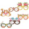 GALPADA 6 Pcs Funny Paper Glasses for Parties view 1