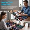 KAGEYMB German Excel Desk Mat, 80 x 30 x 0.3 cm, XL Mouse Pad with Shortcuts view 4