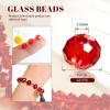 TOAOB 220 Pcs 6mm Red Crystal Beads view 2