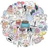 Wedding Guestbook Stickers, 50pcs view 1