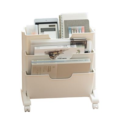 Home Office Filing Cabinet, Mobile Bookcase & Storage Cart (39 cm) – Stylish, Space-Saving Solution for Books and Accessories