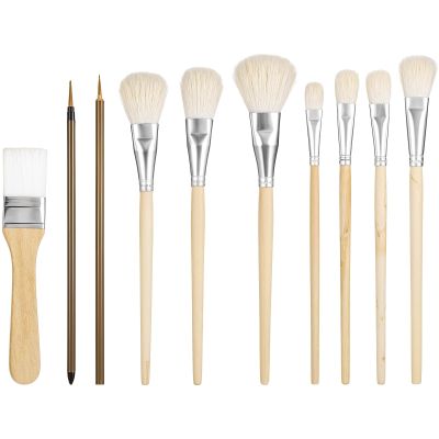 10-Piece Acrylic Brush Set