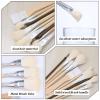 10-Piece Acrylic Brush Set view 3