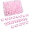 TOAOB 220 pcs 6mm Pink Crystal Beads view 1