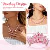 TOAOB 220 pcs 6mm Pink Crystal Beads view 4