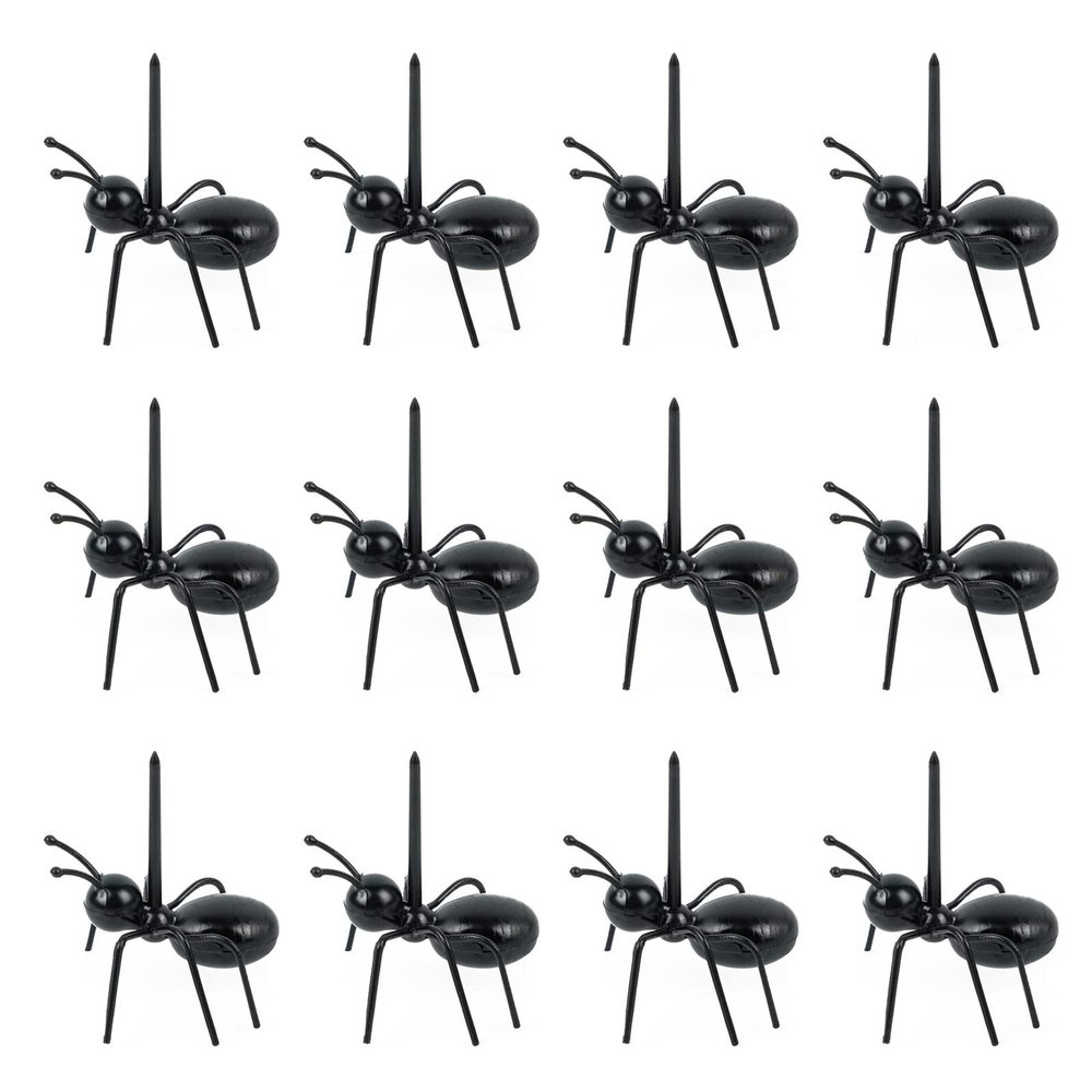 OSNIYAW 12PCS Ant-Shaped Fruit Forks