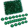 TOAOB 220 pcs 6mm Dark Green Crystal Beads view 1