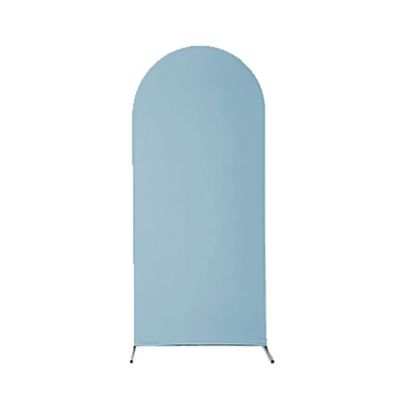 Wedding Arch Cover, Polyester-Spandex, Sky Blue, 6 ft, 80 x 180 cm