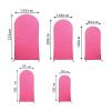 Wedding Arch Cover, Polyester-Spandex, Sky Blue, 6 ft, 80 x 180 cm view 3