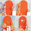 Wedding Arch Cover, Polyester-Spandex, Sky Blue, 6 ft, 80 x 180 cm view 4