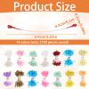 JJUNW 2100 Pcs Pipe Cleaner Flower Stamen view 2