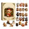 Christmas Countdown Toy, 2D Flat Acrylic Pendant view 1
