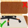Office Chair Floor Protection Mat 75 x 110 cm, Cream view 4