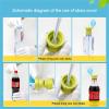 Tmboryuu Portable Leak-Proof Juice Water Bottle with Twist Cap and Straw view 3