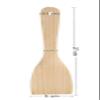 Wooden World - 27 cm Wooden Spatula with Ergonomic Handle view 3