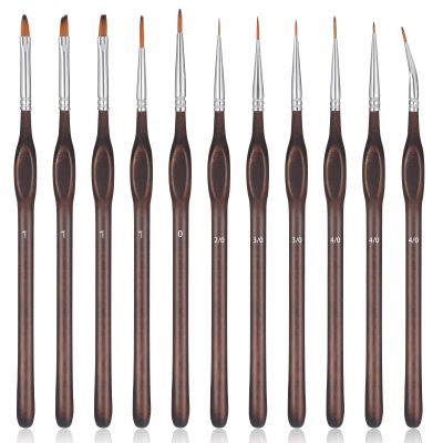 JJUNW 11-Piece Fine Detail Brush Set
