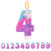 TESGADGETS Cute Paw Birthday Candle Number 4 view 1
