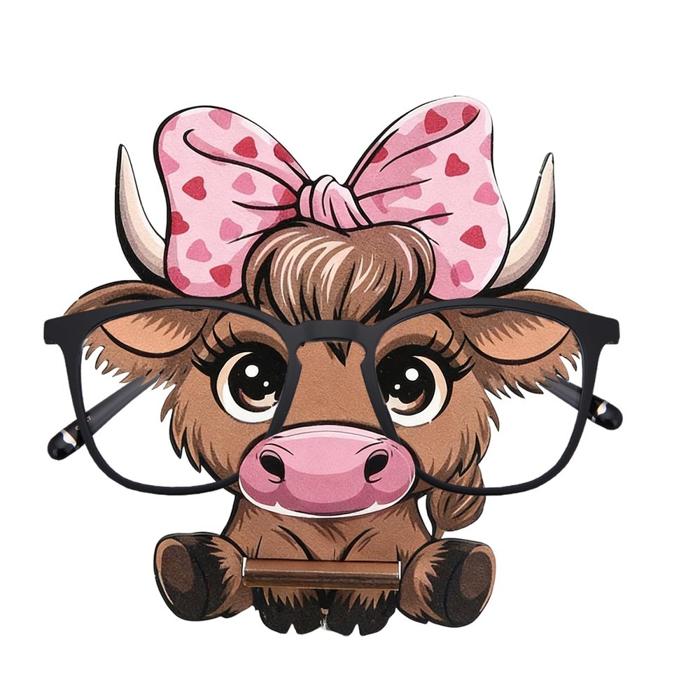 Cute Cow-Shaped Glasses Holder