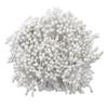 guduling 1500 Pcs Artificial Flower Stamen, 3mm Pipe Cleaner Flower Stamen for DIY, Valentine's Bouquets, Weddings, and Scrapbooking, White view 1