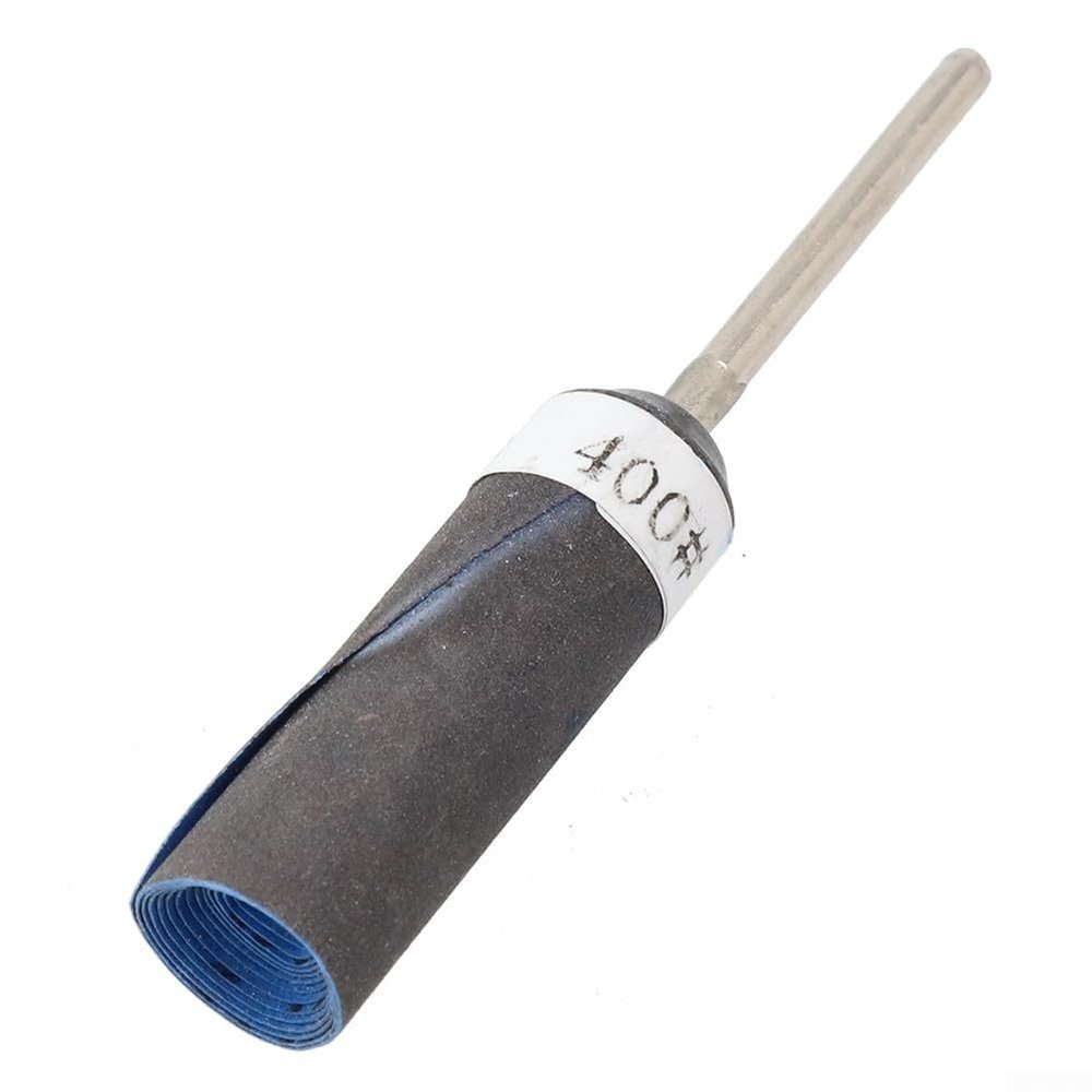 Sanding Band Set for Rotary Tools, 5-Piece, Grits 180–600, Sanding Drum with 2.35 mm Shank