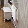 Wall-Mounted Folding Table with Leaves, Wood, for Small Spaces, Dining Room, Computer or Gaming Workstation (78.7 x 58.4 cm), Space-Saving Solution view 2