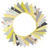 Hanging Flag Banner, 10 m, 36 Double-Layer Cotton Pennants, Multicolor Party Decoration view 4