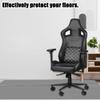 Office Chair Mat 95 x 170 cm, Non-Slip, Easy to Clean, Light Gray view 2