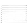 EZVXVV 12G E-Bike Spokes, 2.6 mm Diameter, 20/40 Pieces, Silver Steel, J-Bend, 45–306 mm, with Nipples view 2
