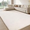 Treeboy Soft Ivory Faux Fur Rug 160 x 230 cm, Plush Short Pile view 3