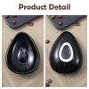 Black Ceramic Coffee Bean Measuring Scoop view 3