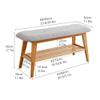 Generic Garden Bench, Outdoor Seating, Apartment Balcony Bench, Weather-Resistant Metal Bench, Farmhouse-Style Shoe Bench with Padded Seat and Storage view 2