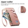 TUUNKMUY Case for Google Pixel 9, Pink Love Pattern Wallet Folio with Zipper view 2