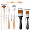 5-Piece Spatula and Acrylic Brush Set view 4