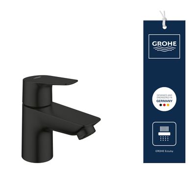 GROHE StartEdge Small Bathroom Sink Faucet, Water-Saving, Matte Black