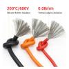 CSFFA 10-Meter Pack Heat-Resistant, Flexible Electrical Silicone Cable, 8–30 AWG, 5 m Red and 5 m Black (Purple, 30 AWG) view 3