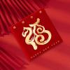 Chinese Red Lucky Envelopes with Horse Motifs and Gold Details for Spring Festival view 3