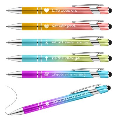 ENOMY Personalized Engraved Ballpoint Pen with Name and Icon