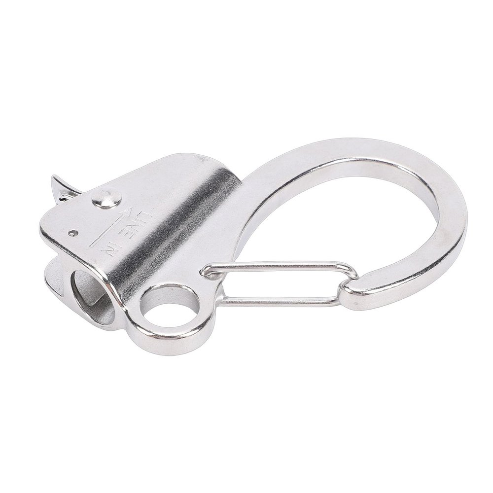 TIKATARER Sliding Boat Anchor Hook, Adjustable 304 Stainless Steel Rope Holder