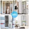 Magnetic Fly Screen Door 55 x 190 cm, Fiberglass Mesh, Black view 4