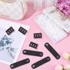 CALFOVERA 8-Piece PU Leather Scarf Clips view 3