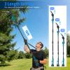 4-in-1 Cordless Pole Saw & 6/8-Inch Brushless Mini Chainsaw, 2 x 4,000mAh Batteries, 15-Ft Reach view 4