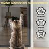 fowong Magnetic Insect Screen for Balcony Doors, Up to 5 Years, Extra-Thick 250 g/m² Pet Mesh, Black, 230 x 280 cm view 4