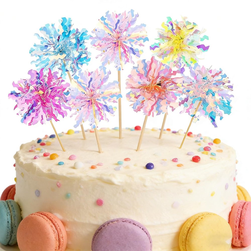 Ovanda 50-Piece Cake Decoration Fireworks